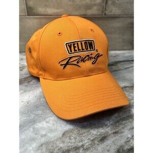 NASCAR Yellow Racing Hat THE DRIVE IN '05 Orange Strap Back BONUS PIN
